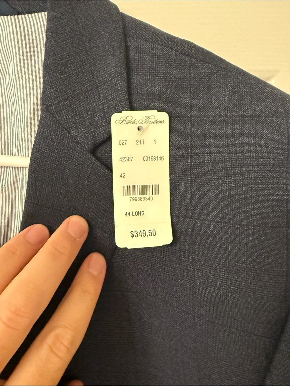 NWT Brooks Brothers Explorer Regent Fit Navy Blazer 44L NWT